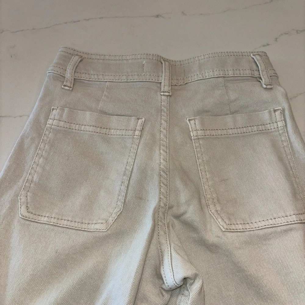 Zara Kids Beige Wide-Leg Pants